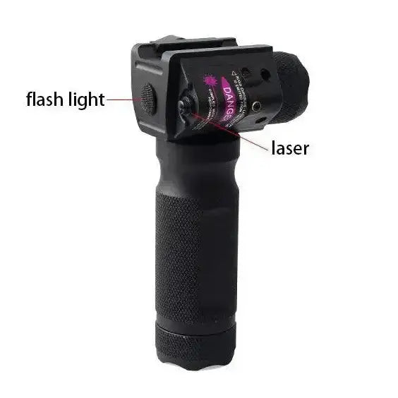 3-in-1 Tactical Foregrip with Flash Light & Green Laser -  PrismOptic