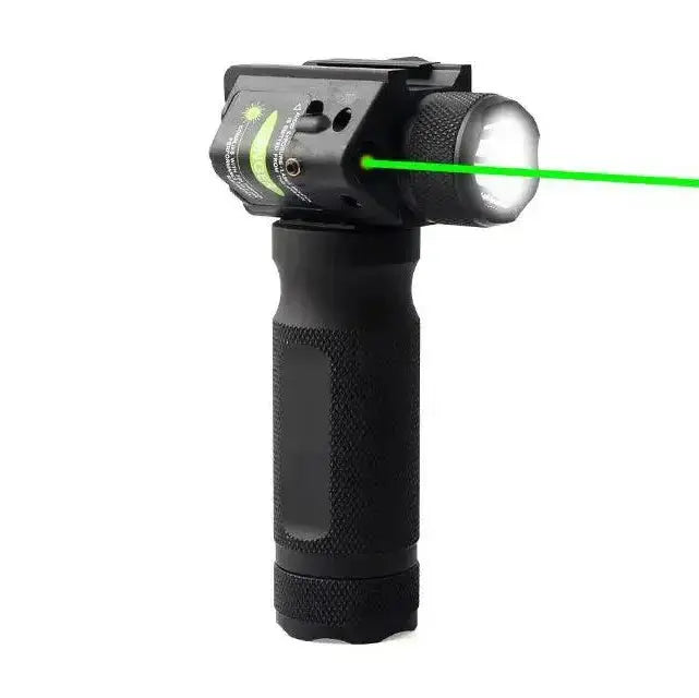 3-in-1 Tactical Foregrip with Flash Light & Green Laser -  PrismOptic