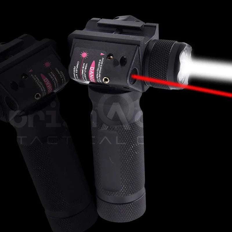 3-in-1 Tactical Foregrip with Flash Light & Green Laser