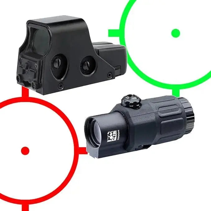 551 Metal Holographic Bright Green & Red Dot Sight -  PrismOptic