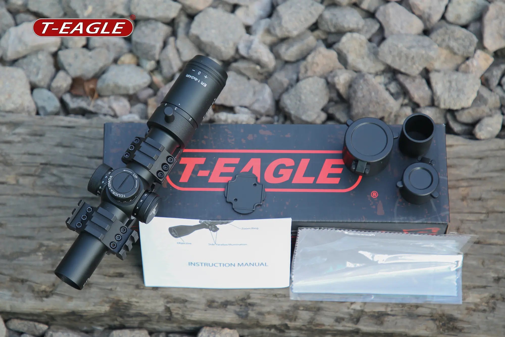 T-Eagle LPVO Riflescope ER 1-6×24 IR SFP 1/2 MOA